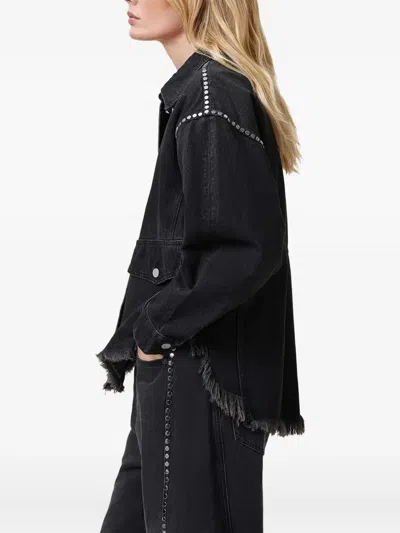 Allsaints Hettie Denim Jacket In Black