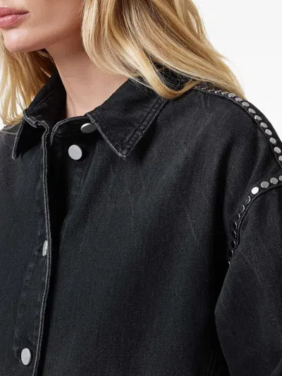 Allsaints Hettie Denim Jacket In Black