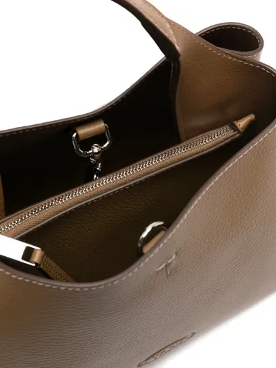 Tod's Leather T-logo Tote Bag