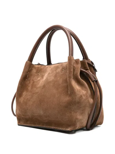 Tod's Suede Leather Tote Bag