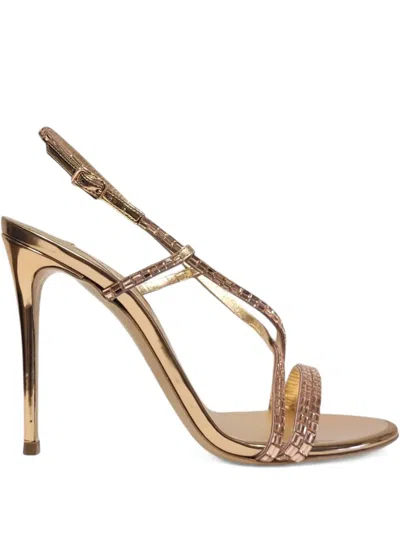 Casadei 100mm Crystal-embellished Slingback Sandals