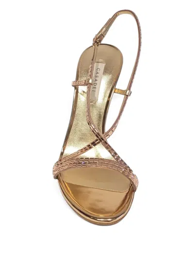 Casadei 100mm Crystal-embellished Slingback Sandals