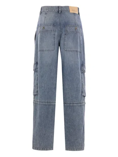 Isabel Marant Étoile Cargo Trousers Featuring Multiple Pockets In Blue