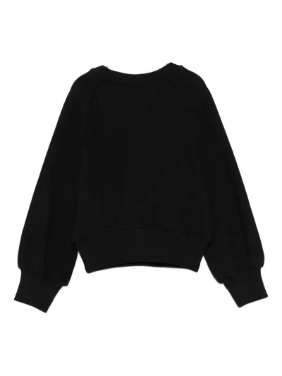Balmain Logo-print Sweatshirt In Black