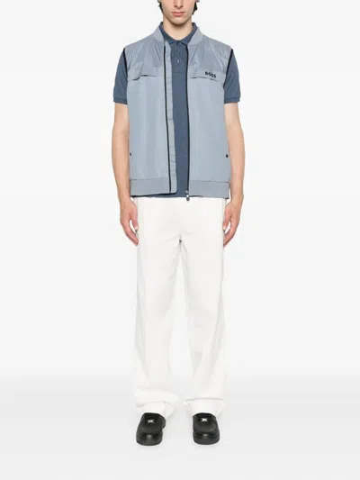 Hugo Boss Boss Outwear Waistcoats In Blue
