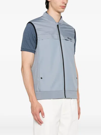 Hugo Boss Boss Outwear Waistcoats In Blue
