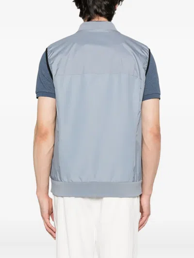 Hugo Boss Boss Outwear Waistcoats In Blue
