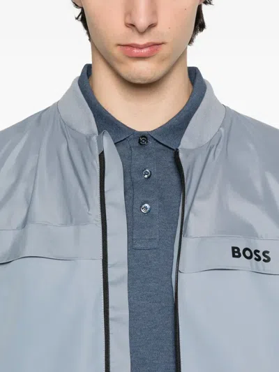 Hugo Boss Boss Outwear Waistcoats In Blue