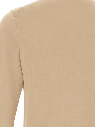 Diktat Ribbed-edge Cotton Sweater In Neutral