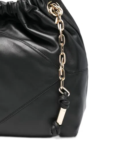 Ba&sh June Chain-strap Leather Shoulder Bag In Black