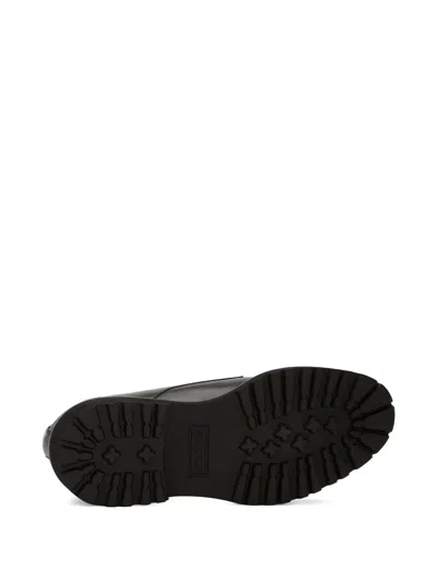 Bally Lace-up Leather Derby Shoes In Black