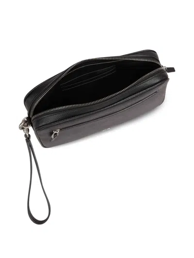 Valentino Logo Zip-top Clutch Bag