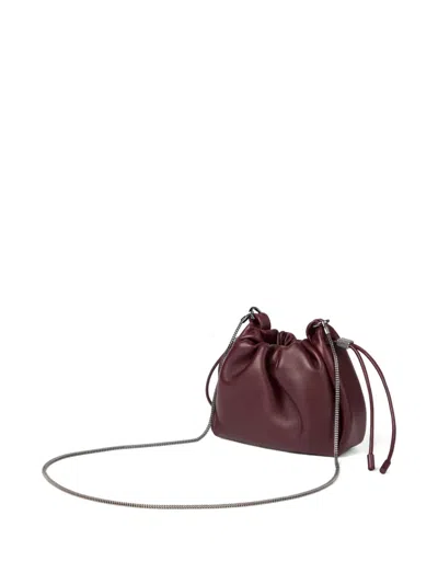 Brunello Cucinelli Soft Leather Mini Mellow Bucket Bag
