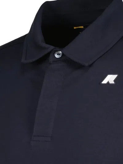K-way Polo Vincelle Light Stretch Blu In Blue