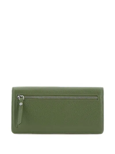 Gianni Chiarini Leather Wallet In Green