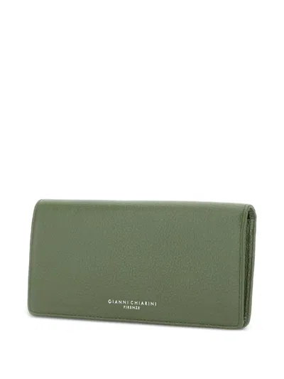 Gianni Chiarini Leather Wallet In Green