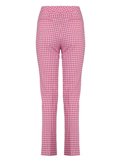Pt Torino Frida Cotton Blend Trousers In Multi
