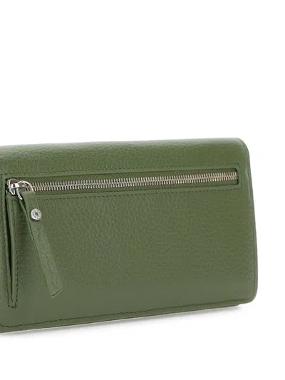 Gianni Chiarini Leather Wallet In Green