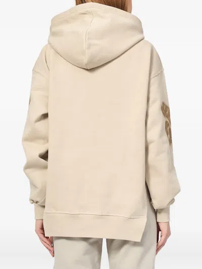 Disclaimer Rhinestone-embellished Hoodie In Brown