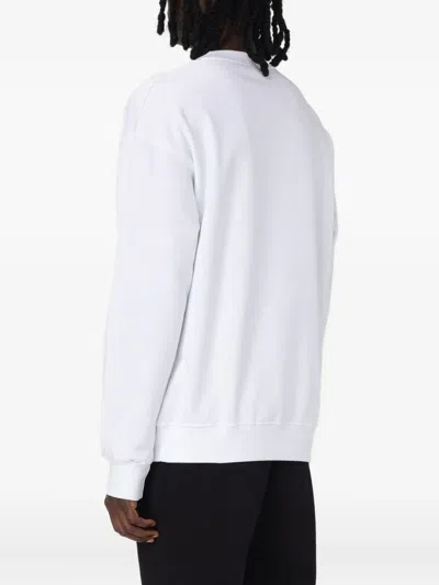 Disclaimer Bear-print Sweatshirt In White