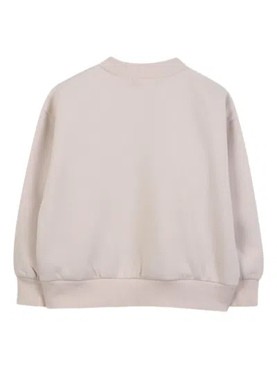 Billieblush Crew-neck Sweatshirt In Neutral