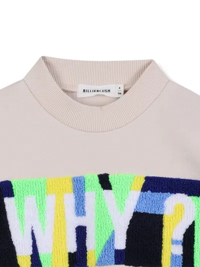Billieblush Crew-neck Sweatshirt In Neutral