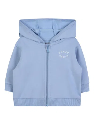 Kenzo Logo-print Tracksuit Set In Blue