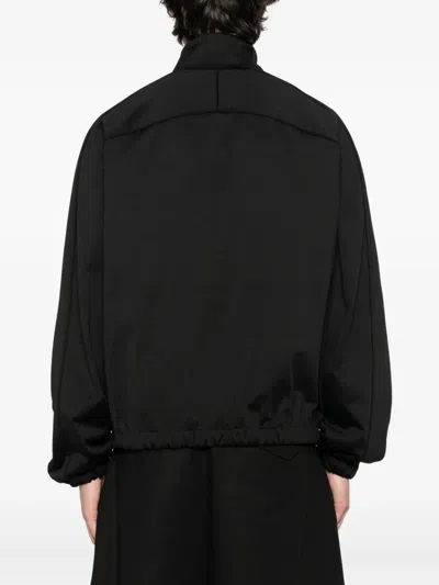 Jil Sander Zip-up Sweatshirt In Black