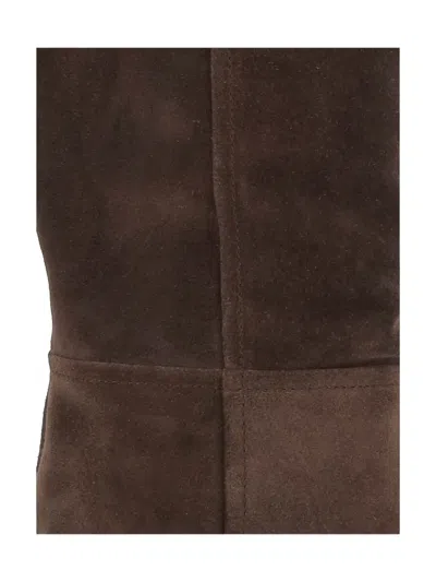 Paris Texas 100mm Lavinia Suede Pointed-toe Knee-high Boots