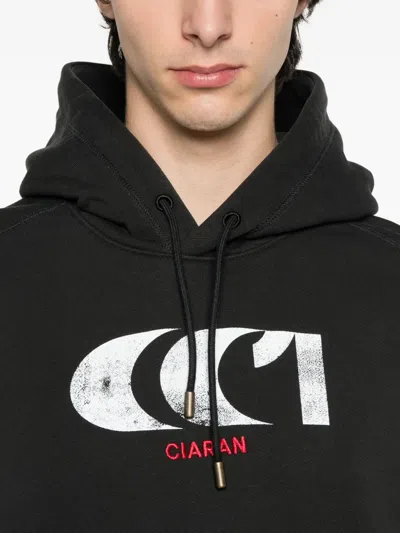 Ciaran Logo-print Cotton Hoodie
