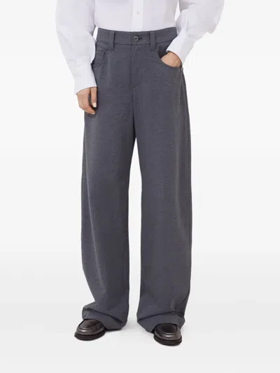 Brunello Cucinelli Pocket-detail Stretch-cotton Trousers