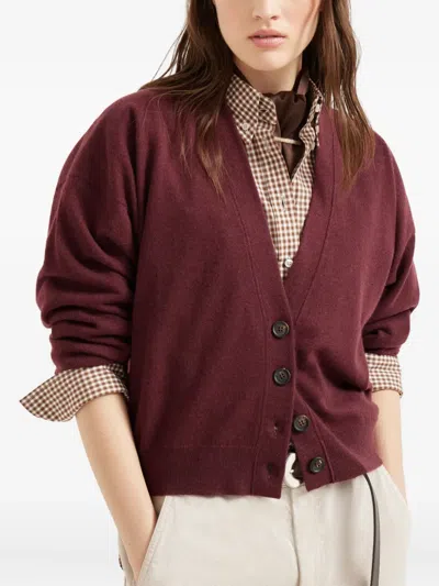 Brunello Cucinelli Button-front Cashmere Cardigan