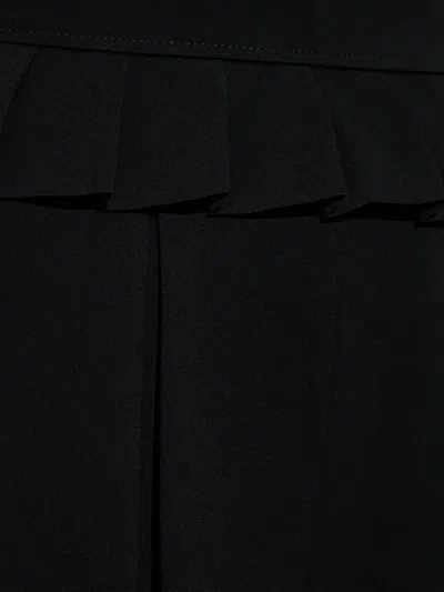 Max Mara Pleated Trousers In Black