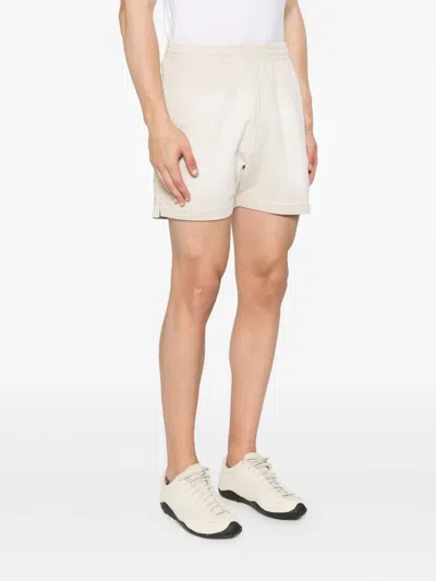 Represent Grand Vintage Elasticated-waistband Logo Shorts In White