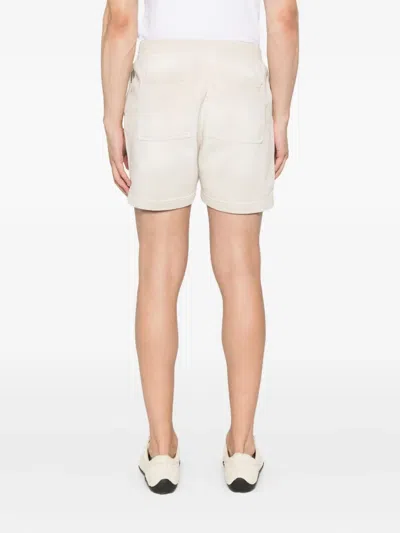 Represent Grand Vintage Elasticated-waistband Logo Shorts In White