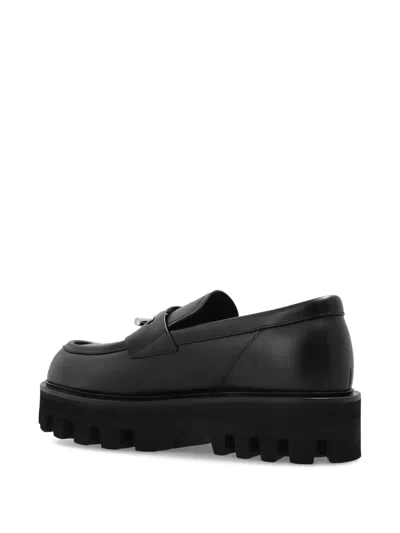Alexander Mcqueen "parachute" Loafer With Buckle T In Black