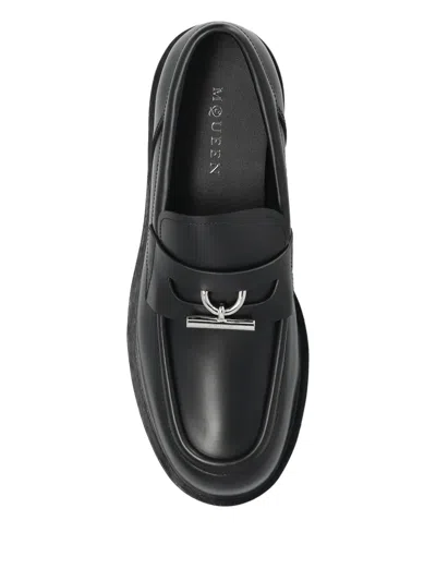 Alexander Mcqueen "parachute" Loafer With Buckle T In Black