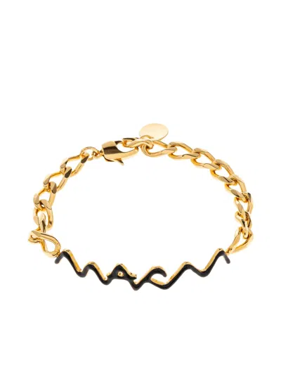 Marni -symbol Chain-link Bracelet In Gold