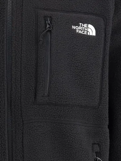 The North Face High Collar Zippered Jacket With Side Pockets In Black
