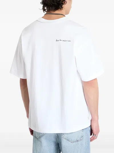 Vans Down The Rabbit Hole Oversize Graphic T-shirt In White