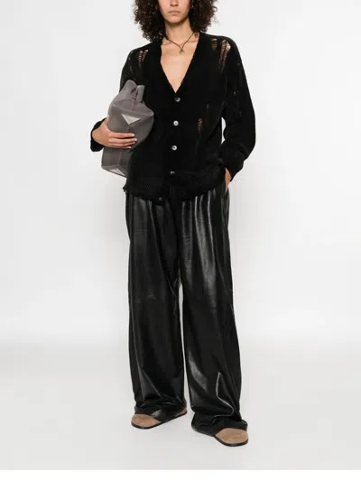 R13 Raw-cut Fine-knit Cardigan