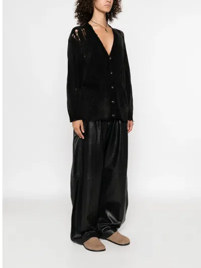 R13 Raw-cut Fine-knit Cardigan