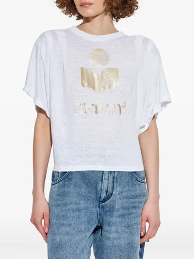 Isabel Marant Étoile Logo-print Linen T-shirt