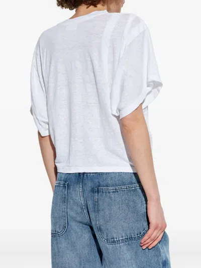 Isabel Marant Étoile Logo-print Linen T-shirt