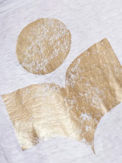 Isabel Marant Étoile Logo-print Linen T-shirt