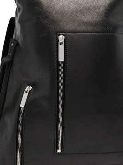 Rick Owens Cargo Zip-fastening Leather Backpack