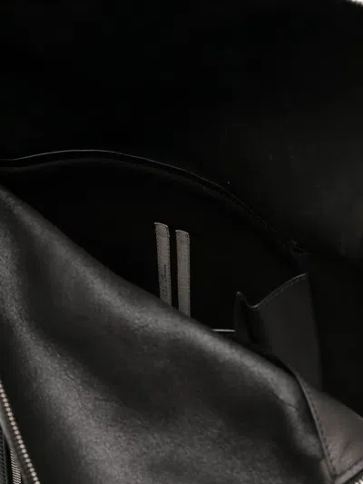 Rick Owens Cargo Zip-fastening Leather Backpack