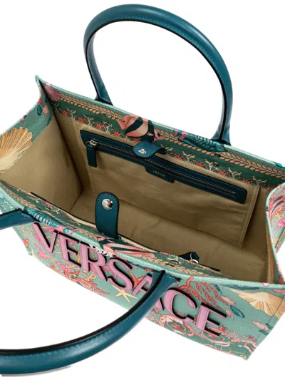 Versace Medusa-head Graphic-print Tote Bag