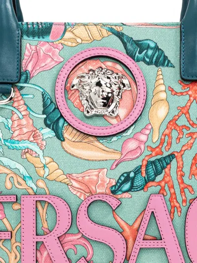 Versace Medusa-head Graphic-print Tote Bag