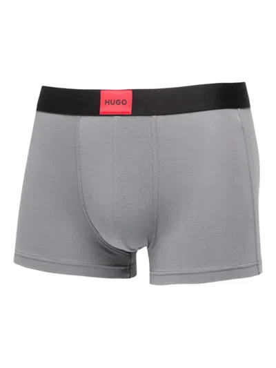 Hugo Boss Galaxy Boxer (pack Of Three) In Gray
